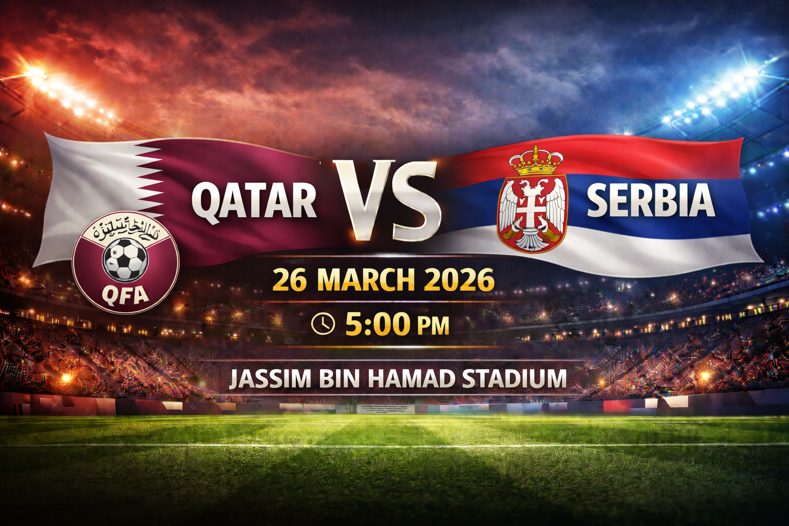 Qatar vs Serbia